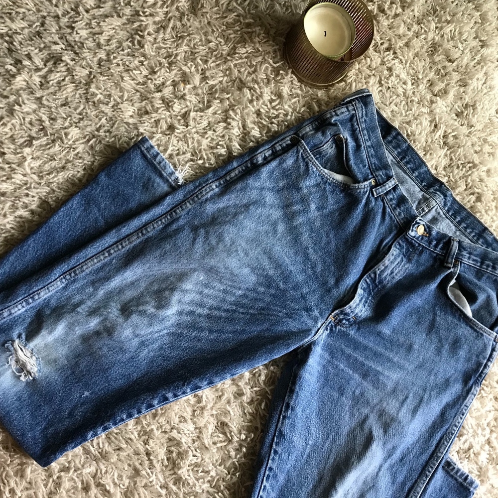 Vintage Distressed Wrangler Jeans